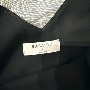 Babaton Black V-Neck Dress Top